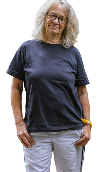 Foto von Andrea im Stand